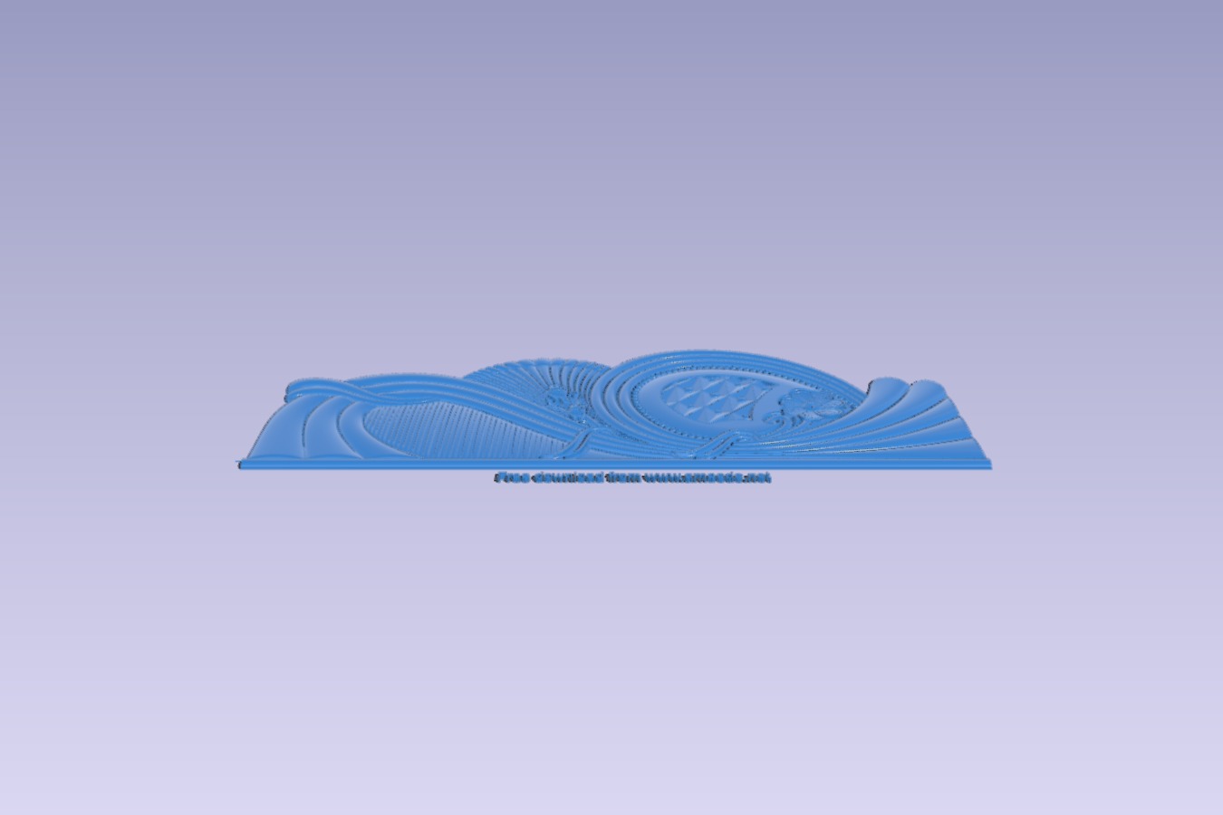 Bed frame pattern