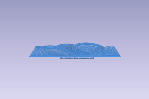 Bed frame pattern | 3d print model