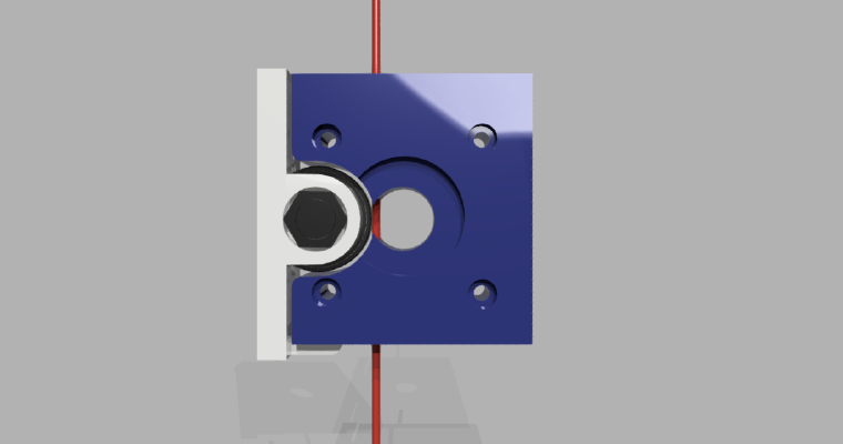 Double Bowden Extruder for Aluminium Extrusion 20x20 | 3d print model