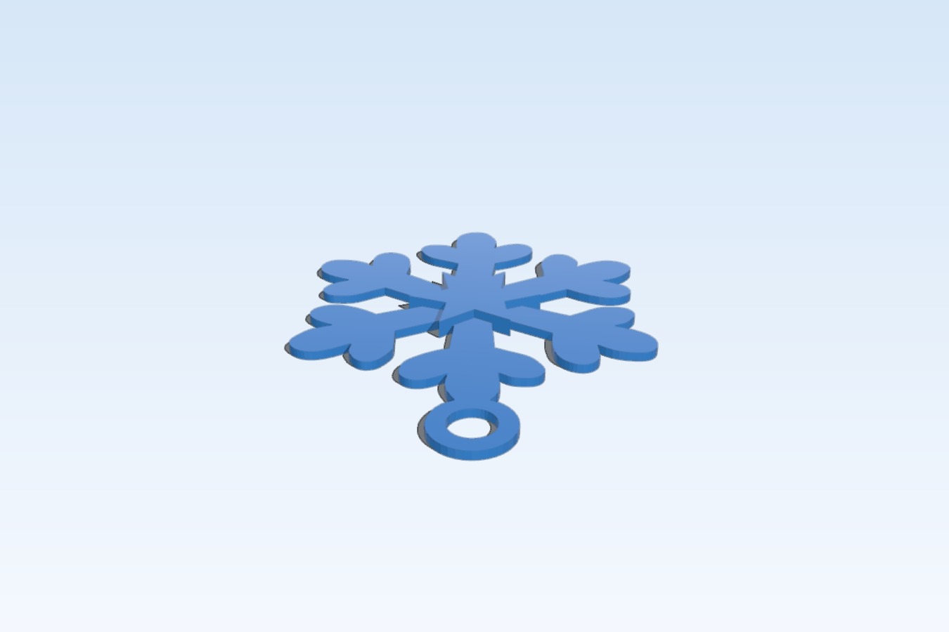 Dainty Snowflake Xmas Ornament