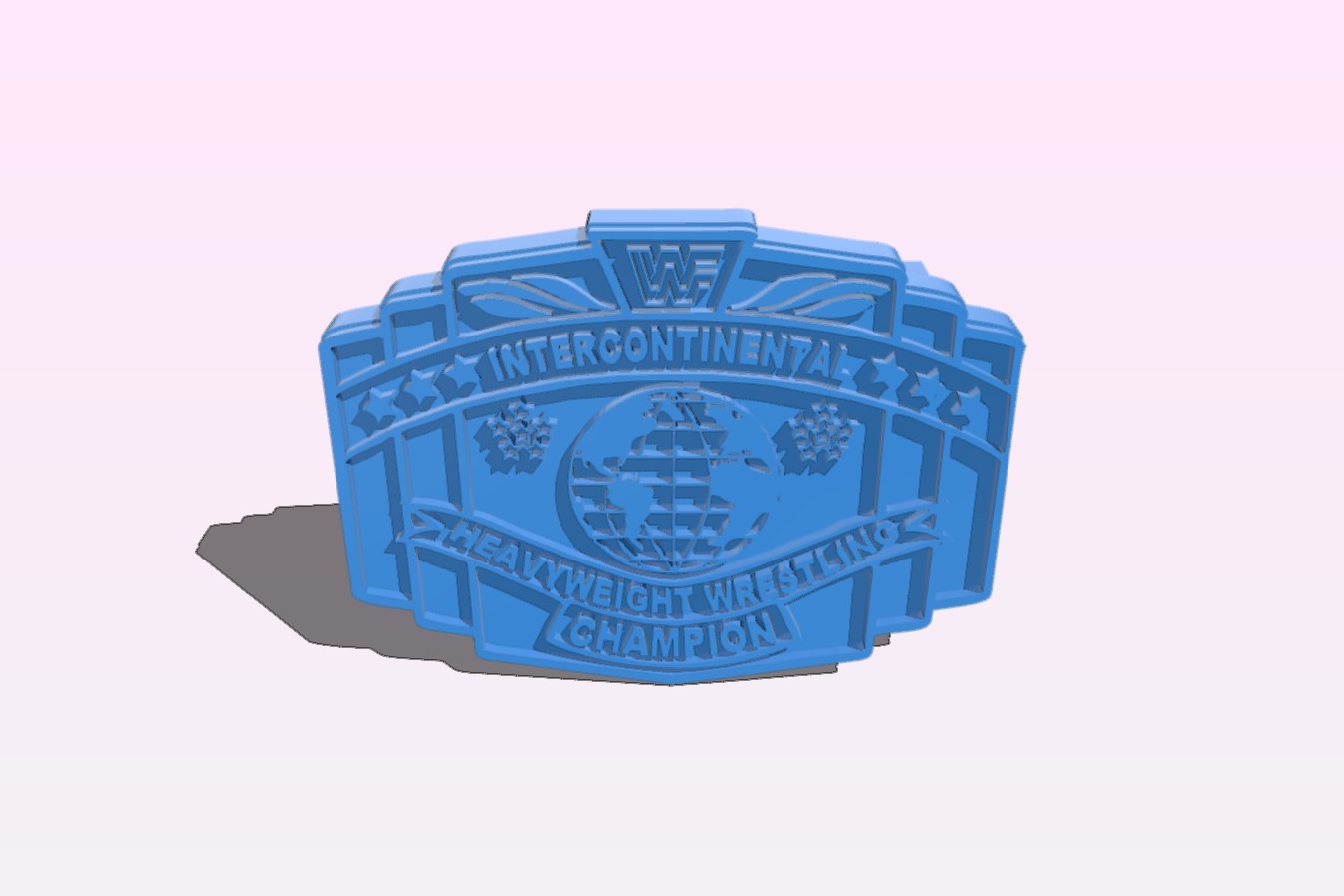 WWF Intercontinental Belt Buckle