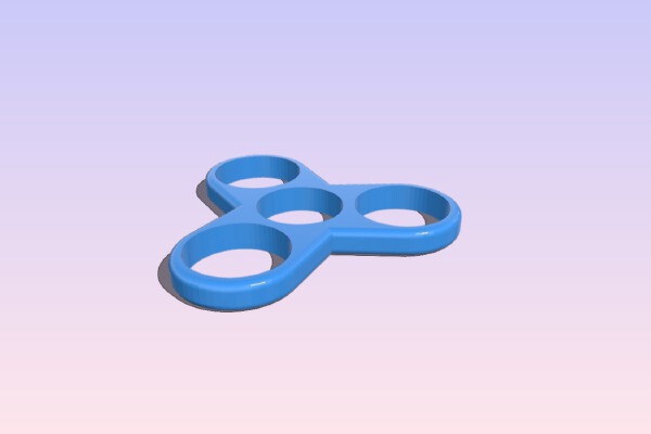 608 Triple Spinner (Quarters) | 3d print model