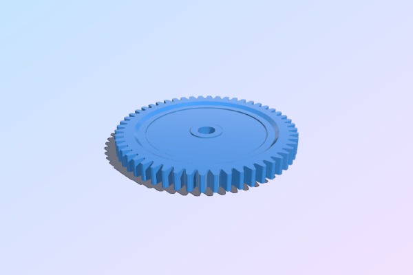 spur gear HPI MT2 G3.0 52t Difrent test gear. | 3d print model