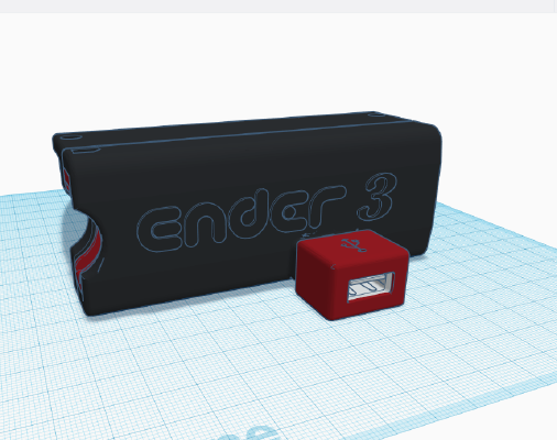 Ender 3 SD Card and USB adapter Housing V2 | 3d print model