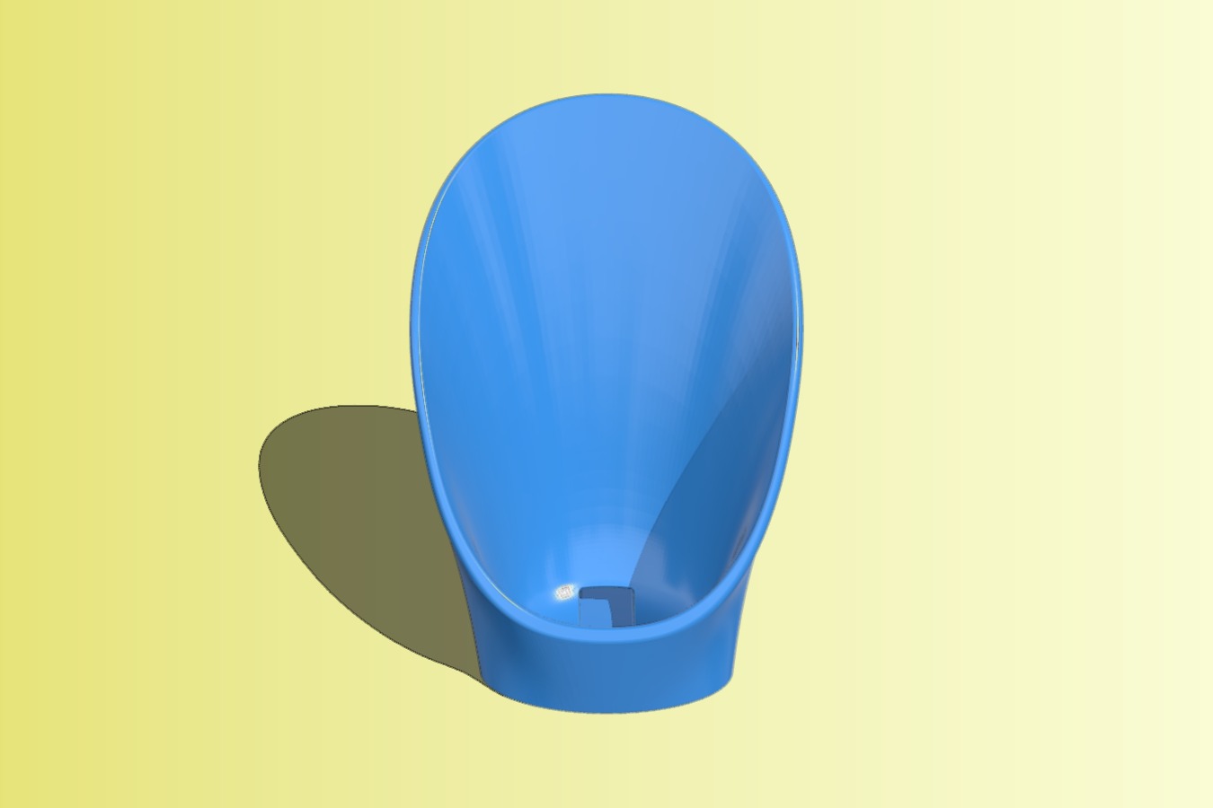megaphone for smartphone with cable hole