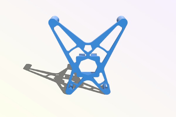 Mini 4 Axis Quadcopter Frame | 3d print model