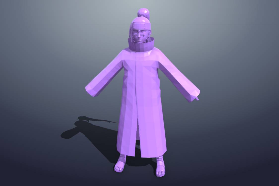Naruto Pain animal male Rescaled | 3d print model