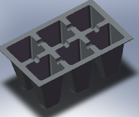 Seed Starter Tray Insert | 3d print model