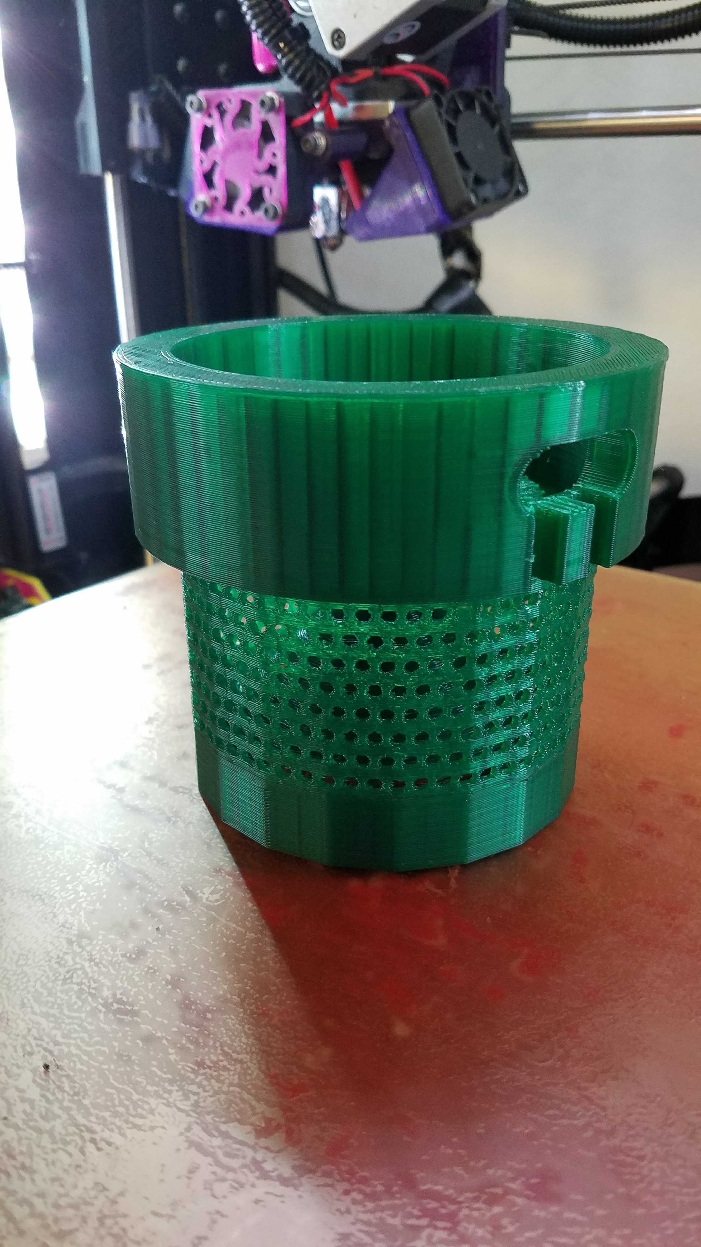 Warp Pipe Echo Dot Holder