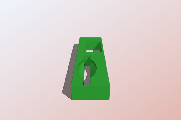 Bibo2 USB and SD cover | 3d print model