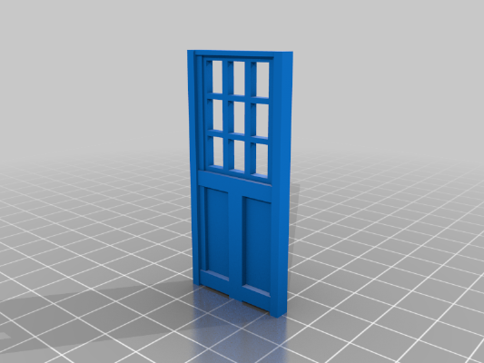 Olivander's wand shop 1_35 scale storefront | 3d print model