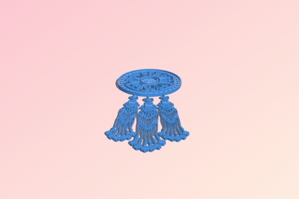  Lotus Flower Dream Catcher | 3d print model