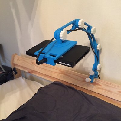 Fully Printed Nintendo Switch Headboard Mount | 3d print model