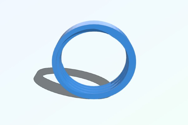 Lamp Shade Ring E27 40mm | 3d print model