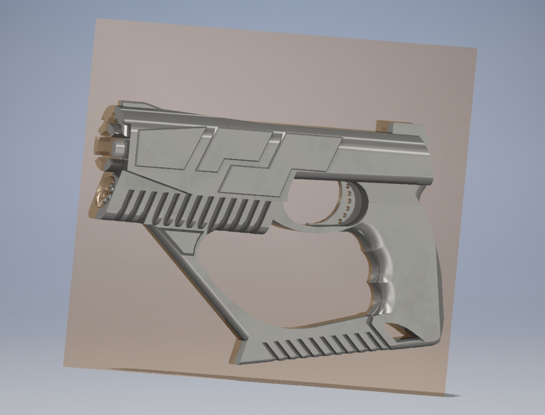 Scifi Concept Prop Pistol