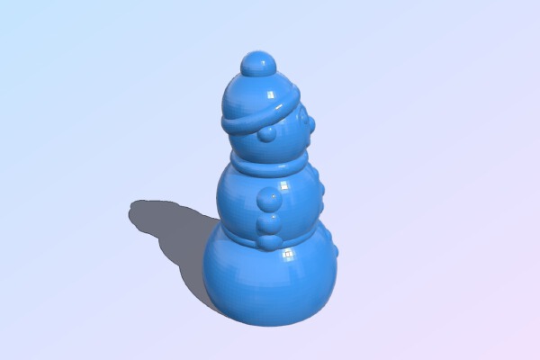 Snowman 2014 | 3d print model