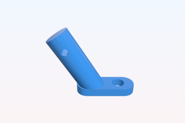 bicycle trolley adapter | 3d print model