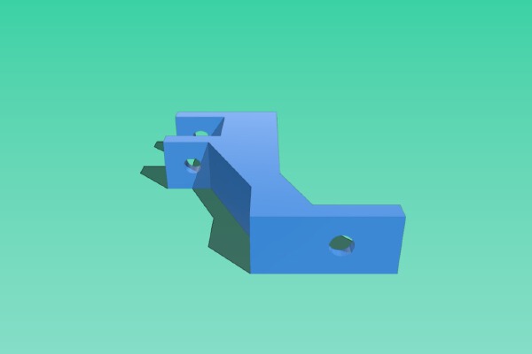 Soporte Yagi para antena tracker de Medina. | 3d print model
