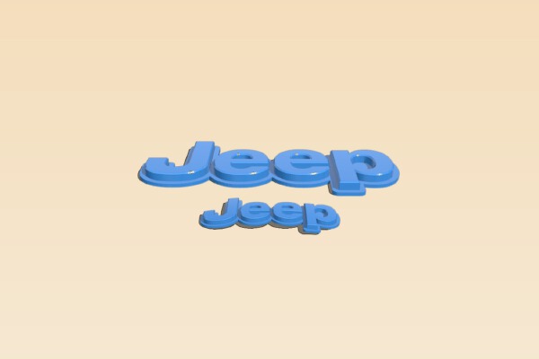 Jeep Logo | 3d print model