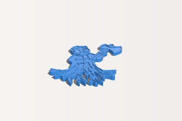 Rooted Perk Pin | 3d print model