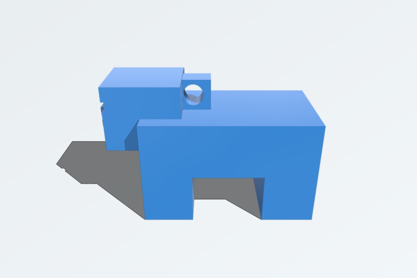 Minecraft Pig (key fob)