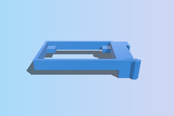 PCB Mount for 35 mm DIN Rail | 3d print model