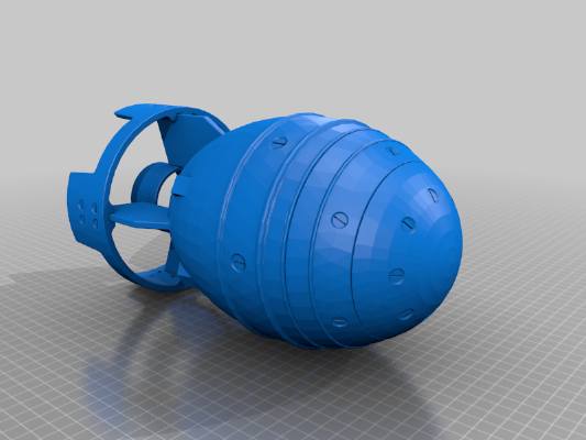 Fallout 4 Mini Nuke Bluetooth Speaker and RGBW Nightlight | 3d print model