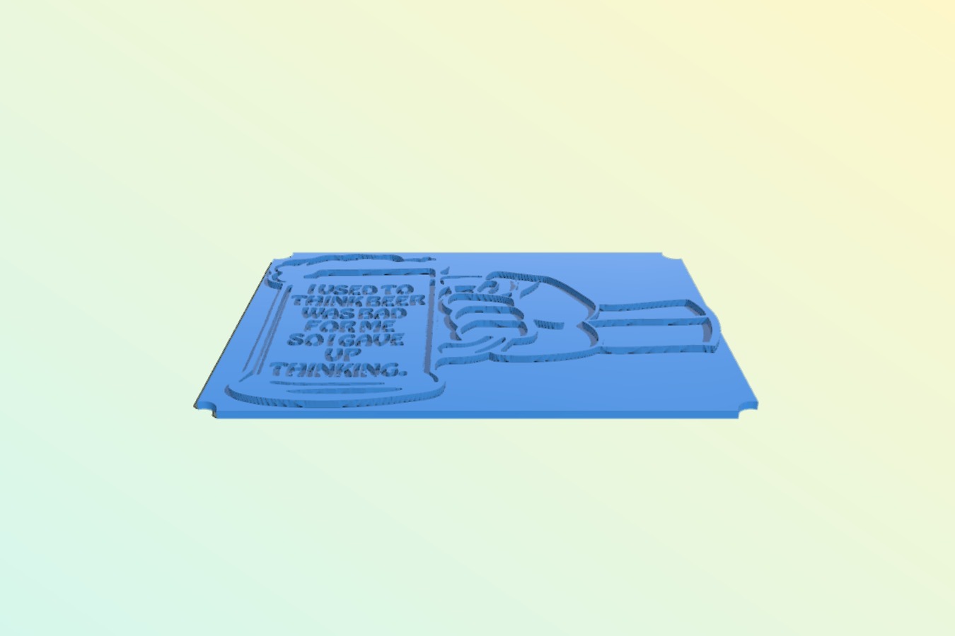 Beer Thinking Plaque