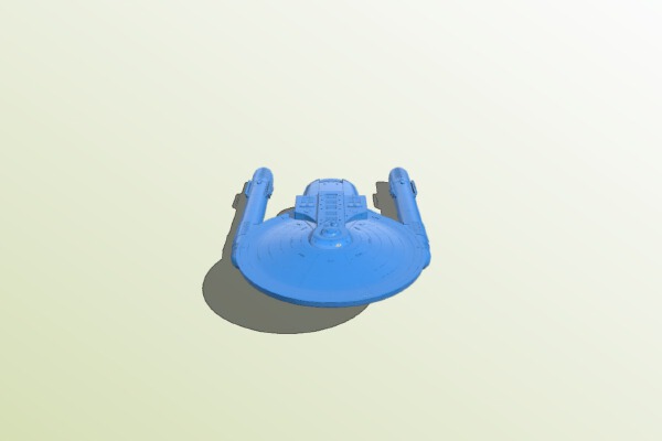 Star Trek Ares class 1:2000 | 3d print model