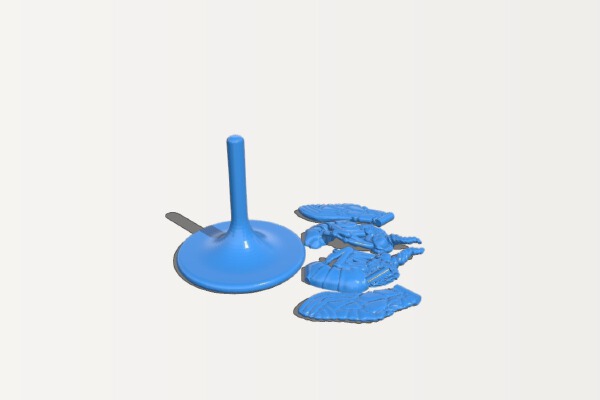 Giant Wasp with Riders - Rolled & Told #1 | 3d print model