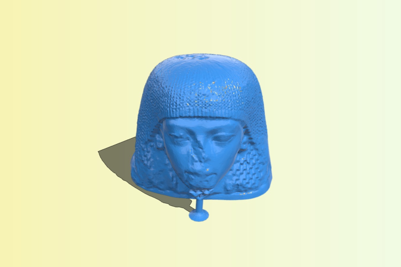 Statue head of a man