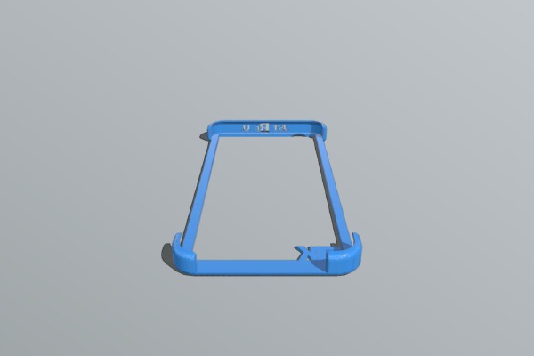 iPhone6_Bumper_Just_Be_U | 3d print model