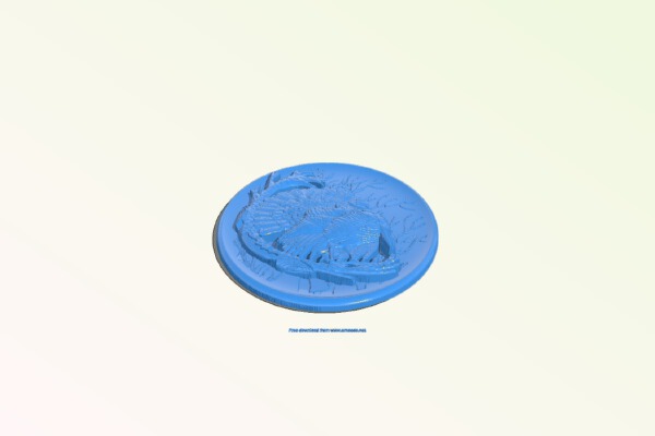Turkey picture oval | 3d print model