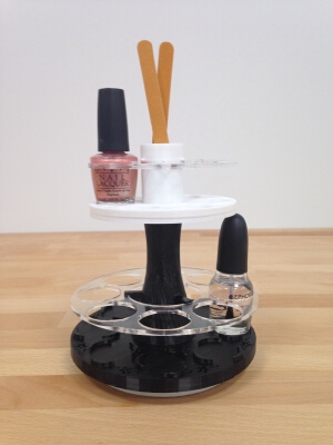 Pretty Rotating Nail Polish Organizer | 3d print model