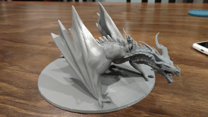 Warhammer: Dragon with Rider | 3d print model