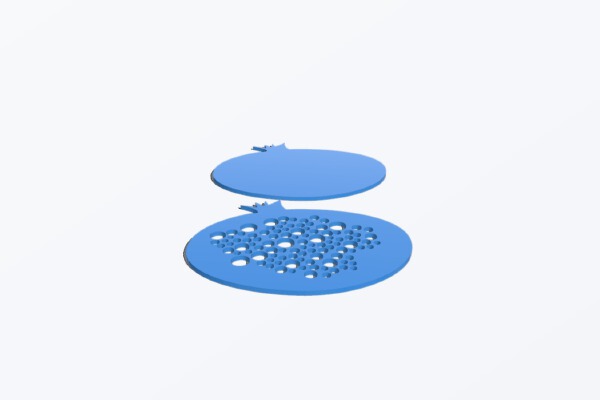 Coasters pomegranate | 3d print model