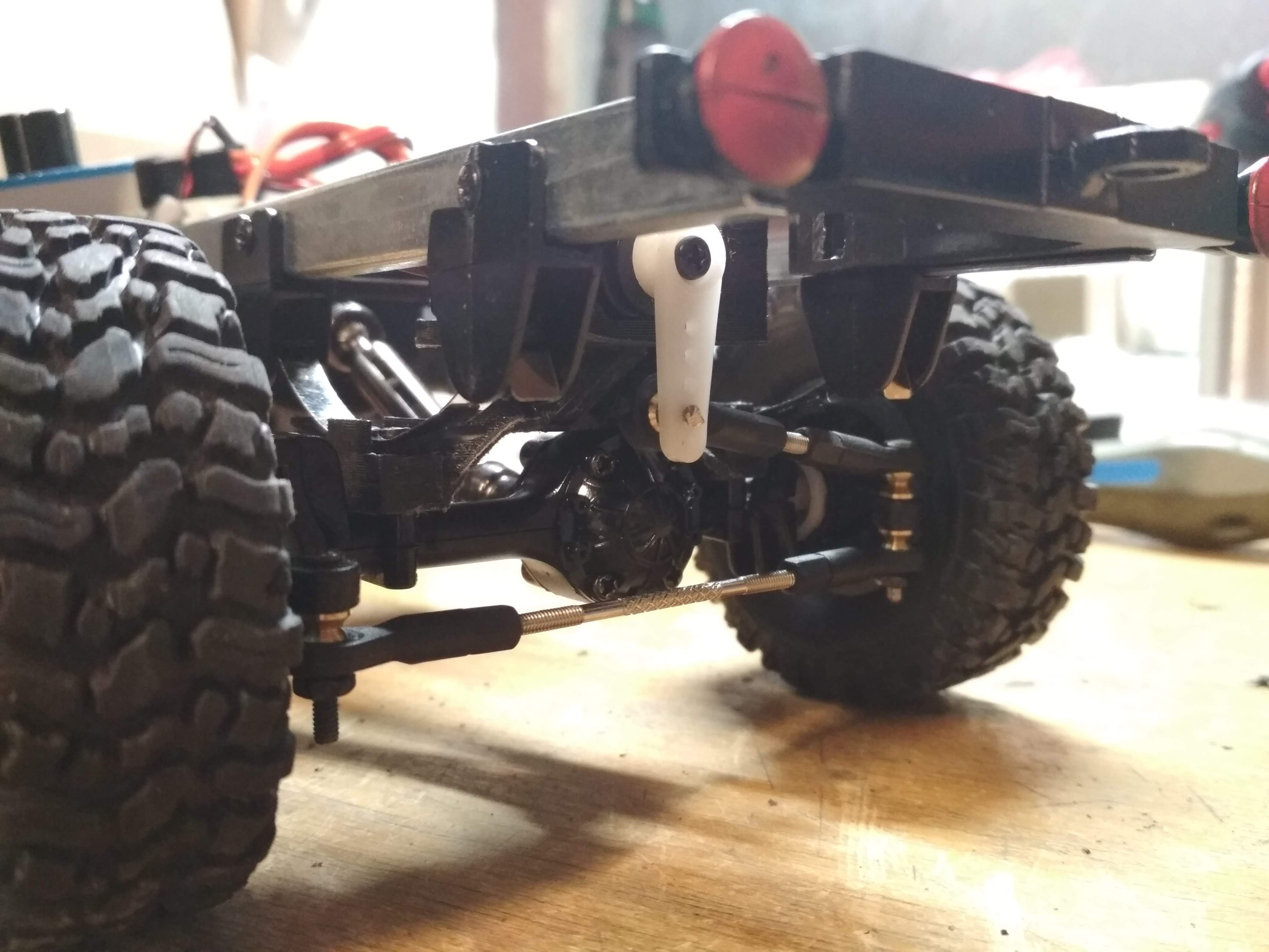 JX 1171MG servo mount for WPL single axle
