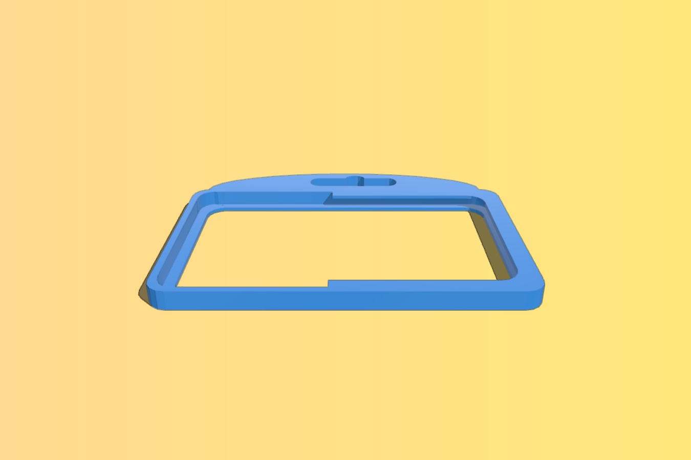 Double Badge Holder - rounded corners