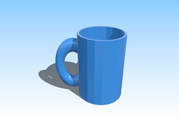 Nordic Wolf Mug | 3d print model