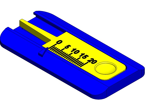 Measuring tire groove