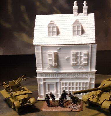 15mm Normandy Shop | 3d print model