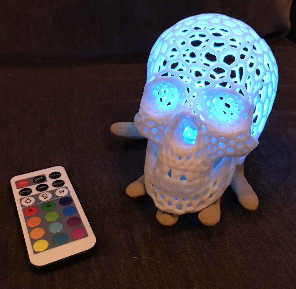 Skull in hand light