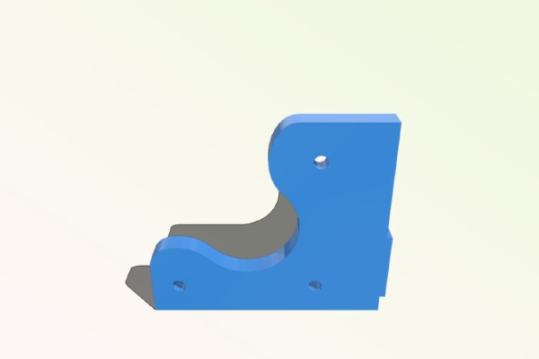 Support moteur x-axis K8200 | 3d print model