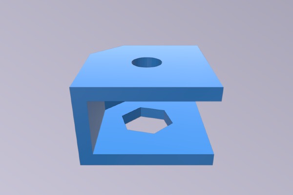 Graber i3 Y-tray corner | 3d print model