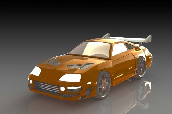 Toyota Supra | 3d print model