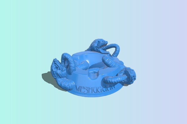 Meshuggah ashtray | 3d print model