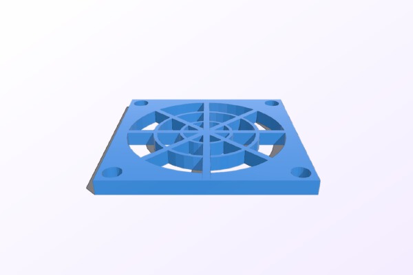 FAN GRID 40 mm | 3d print model