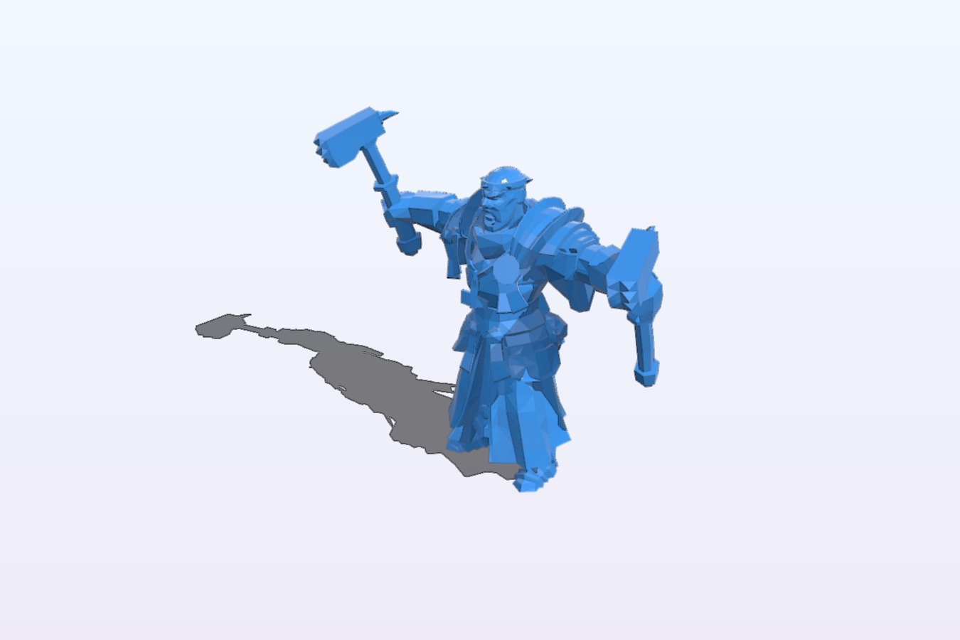 Warrior Priest - empire - tm - low poly