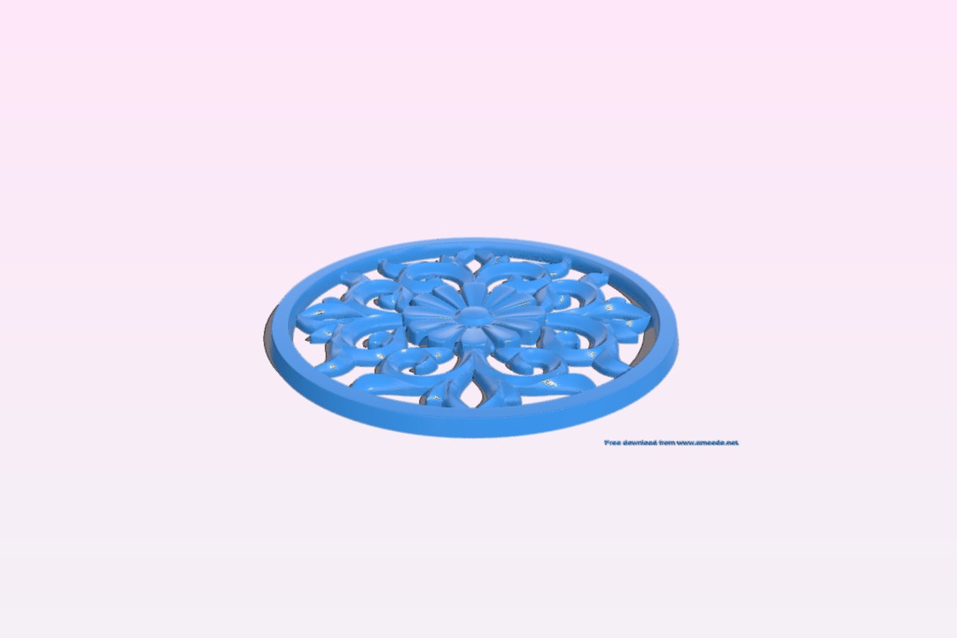 Flower pattern circle