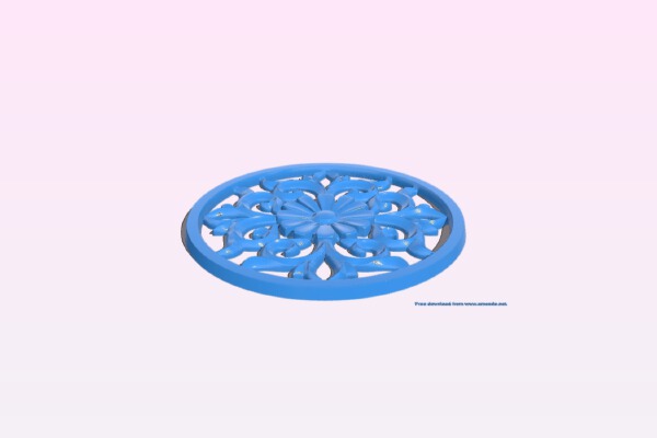 Flower pattern circle | 3d print model